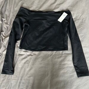 Abercrombie Off the Shoulder Crop Top
